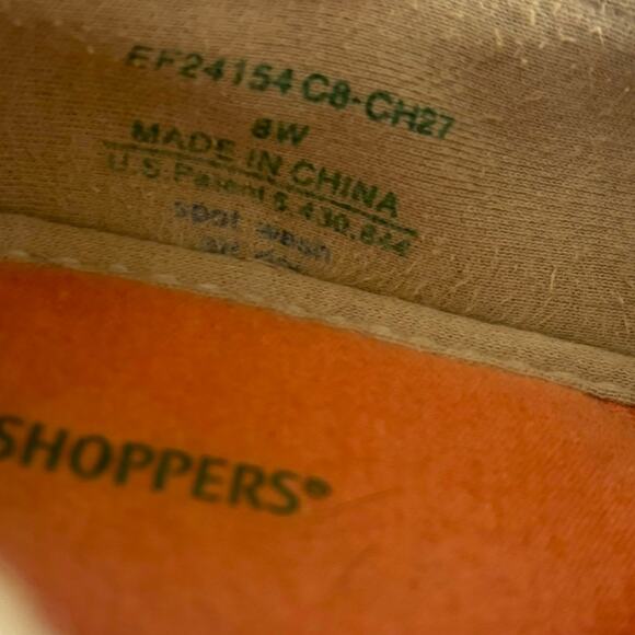 Grasshoppers Women’s Slip On Shoes Size 8 Wide Comfort Work Orthopedic Beige - Picture 10 of 10